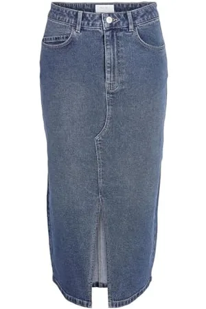Noisy May Damen NMKATH NW Slit MIDI Skirt VI477MB NOOS Rock, , S
