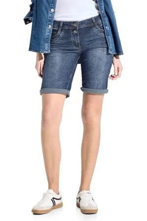 CECIL Damen B377200 Jeans Shorts, , 27W EU