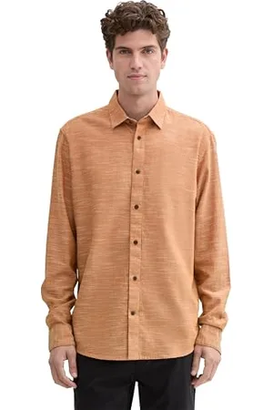 TOM TAILOR Herren Regular Fit Hemd aus Baumwolle, , XXL