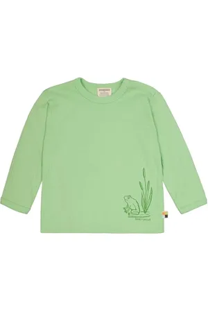 loud + proud Shirt, Langarm, Derby Rib mit Druck, aus Bio Baumwolle, GOTS Zertifiziert
