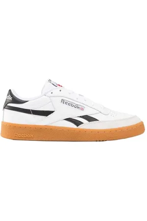 Reebok Herren Club C Revenge Vintage Sneaker, White/Black/Gum, 36.5 EU
