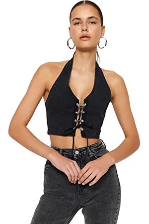 Trendyol Damen Jeans-Bustier BH, , 38