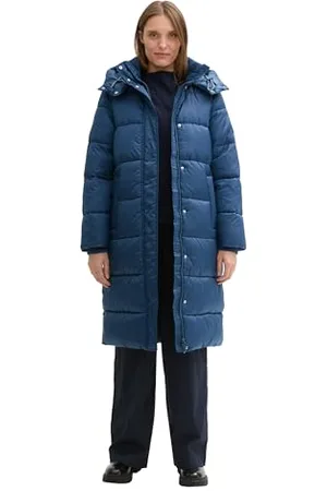 TOM TAILOR Damen Puffer Parka mit Abnehmbarer Kapuze, , XXL