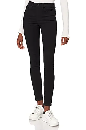 VERO MODA Womens Black Jeans Stretch