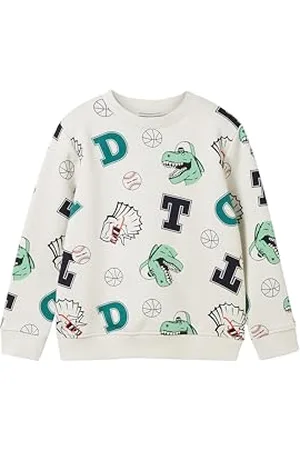 TOM TAILOR Jungen Kinder Sweatshirt mit Dino-Print, , 92/98