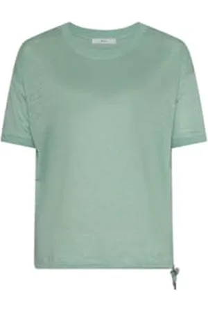 Brax Damen Style Candice Linen Single Jersey Solid T-Shirt, , 38