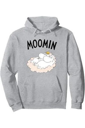 Moomin Troll Snorkmaiden auf einer Wolke Pullover Hoodie