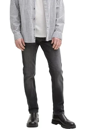 TOM TAILOR T-Shirt mit Logo-Print, White Grey Mint Injected, XL