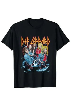 Def Leppard Band Photo City New Orleans T-Shirt