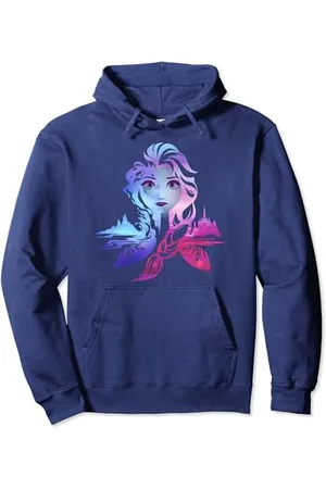 Disney Frozen 2 Elsa Split Design Pullover Hoodie
