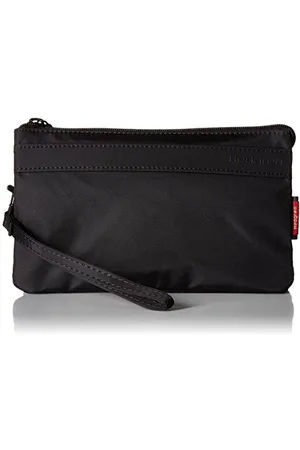 Hedgren 3 Zipper Pouch RFID Large Black L Unisex Erwachsene, , L, Casual
