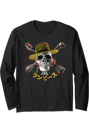 Onepiece Straw Hat Jolly Roger Langarmshirt
