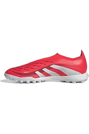 adidas Unisex Predator League Laceless Turf Football Boots Fußballschuhe, Lucid Red/Cloud White/Core Black, 43 1/3 EU