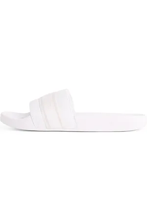 Tommy Hilfiger Damen Badeschuhe Poolslide With Webbing Elegant, Weiß (Ecru), 37