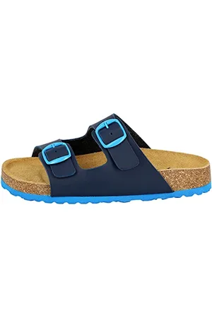 LICO Jungen BIOLINE KIDS Pantoletten, Marine/ Blau, 30 EU