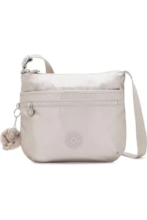 Kipling ARTO Mittelgroße Umhängetasche, (Silber)