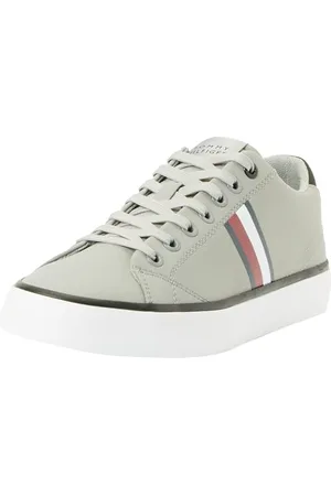 Tommy Hilfiger Herren Vulcanized Sneaker Schuhe, Grau (Antique Silver), 41