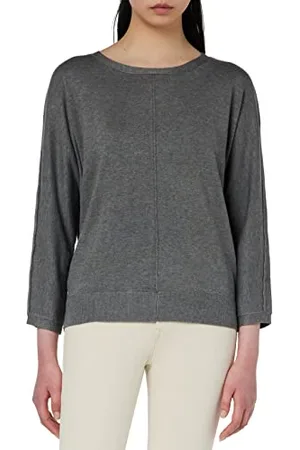 Mexx Damen Batsleeve Basic Knit Pullover Sweater, , L EU