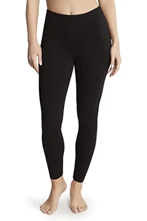 Jockey Damen Cotton Stretch Basic Ankle with Side Pocket Leggings, , M