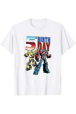 TRANSFORMERS 5th Birthday Optimus Prime And Bumblebee Poster T-Shirt