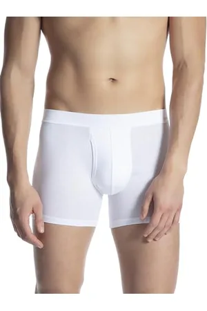 Calida Cotton Code Boxershorts Herren, mit stoffüberzogenem Gummibund, mit Eingriff