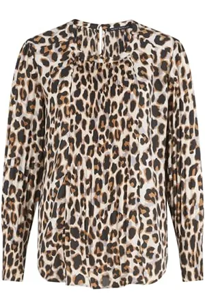 Betty Barclay Damen 8731/2789 Bluse, Beige/Grey, 46