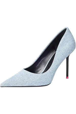 Pinko Damen Chopin Decollete Denim Pumps, , 36 EU