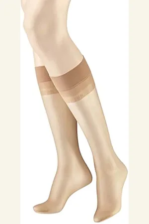 Hudson Damen Kniestrümpfe Light 8 druckfreier Bund 8 DEN 35-38
