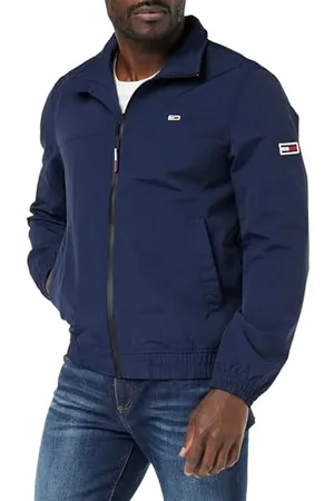 Tommy Hilfiger Herren Jacke Essential Casual Bomber Übergangsjacke, (Dark Night Navy), XS