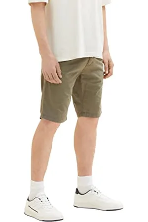TOM TAILOR Herren 1035037 Slim Chino Bermuda Shorts mit Stretch, , 28