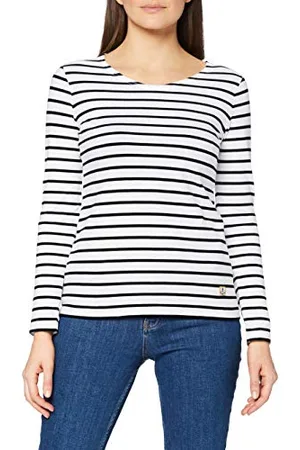 Armor.lux Damen Marinière plozévet Femme Langarmshirt, , 38 (Herstellergröße: 2)