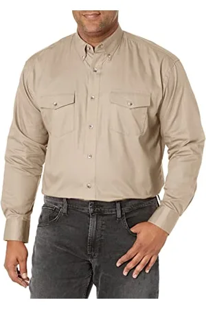 Wrangler Herren Painted Desert Two Pocket Langarm Knopf Arbeitshemd, , Mittel