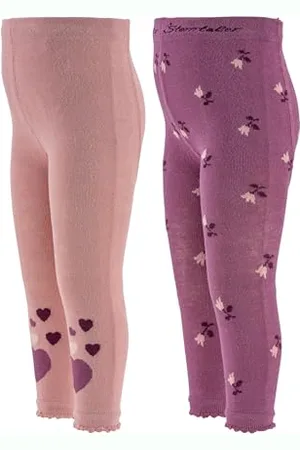 Sterntaler Mädchen Leggings Doppelpack Herzen, , 74 EU