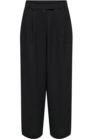 ONLY Damen Onlnova Life Elite Lesli Pant Solid Hose, Black, X-Small