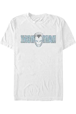 Marvel Unisex Other Ironman Face Organic Short Sleeve T-shirt, , XXL
