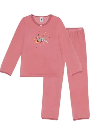 Petit Bateau A0B83 Langarm-Pyjama Mädchen 2 Jahre
