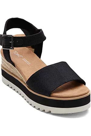 TOMS Damen Diana Sandale, black, US 8,5