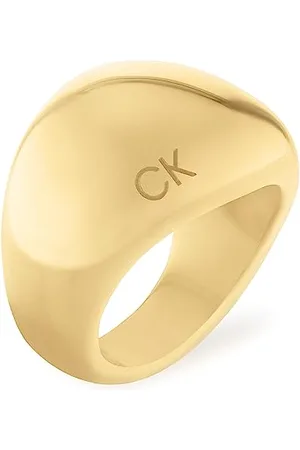 Calvin Klein Ring für Damen Kollektion PLAYFUL ORGANIC SHAPES Gelbgold - 35000441D