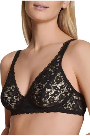 Calida Natural Comfort Lace Spitzen-BH Damen, verstellbare Träger, ohne Schale, bügellos