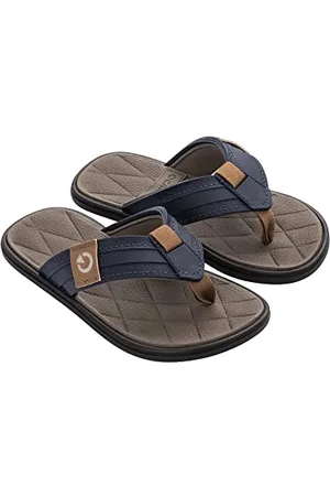CARTAGO Malta IV Thong Kids, Brown/Blue, 32 EU
