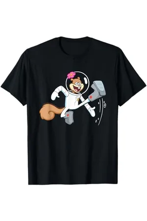 Spongebob Karate Sandy T-Shirt, Unisex-Erwachsene, , S