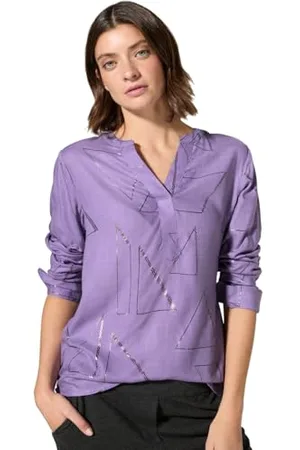 CECIL TOS Melange Foilprint Blouse