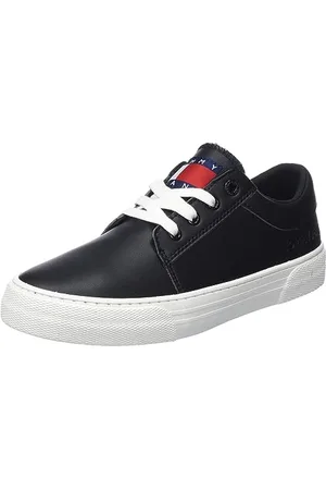 Tommy Hilfiger Tjw Lace Up Aspen Derby Bioveg Vulkanisierte Sneaker, Damen, (Black), 38 Eu