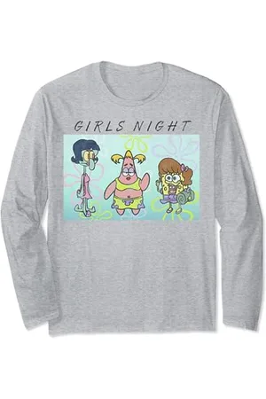 Spongebob SpongeBob Schwammkopf Patrick und Thaddäus Frauenabend Langarmshirt