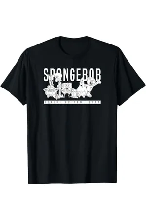 Spongebob SpongeBob Vintage Group Simple Logo T-Shirt
