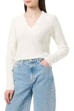 Trendyol Damen Gerade Lange Ärmel Schlank Sweater