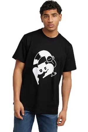 G-Star Herren Illustration Leg Loose R T T-Shirt