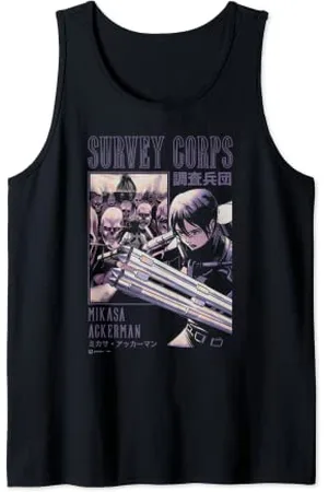 Attack on Titan Mikasa Ackerman Survey Corps Epic Poster Tank Top