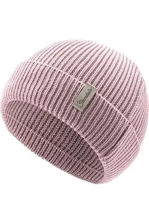 Sterntaler Strickmütze mit Umschlag - Klassische Mädchen Beanie aus Baumwollmischgewebe - Winter Babymütze mit Rippstrickmuster - , 41