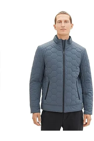 TOM TAILOR Herren 1037334 Steppjacke mit Stehkrgen im Biker-Style, , XXXL
